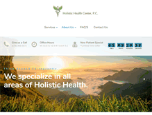 Tablet Screenshot of holistichealthga.com